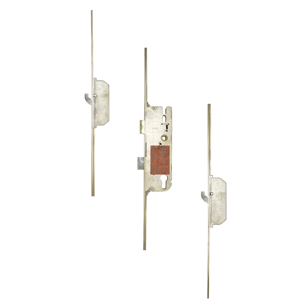 Lever Operated Latch & Deadbolt 20mm Faceplate - 2 Hook