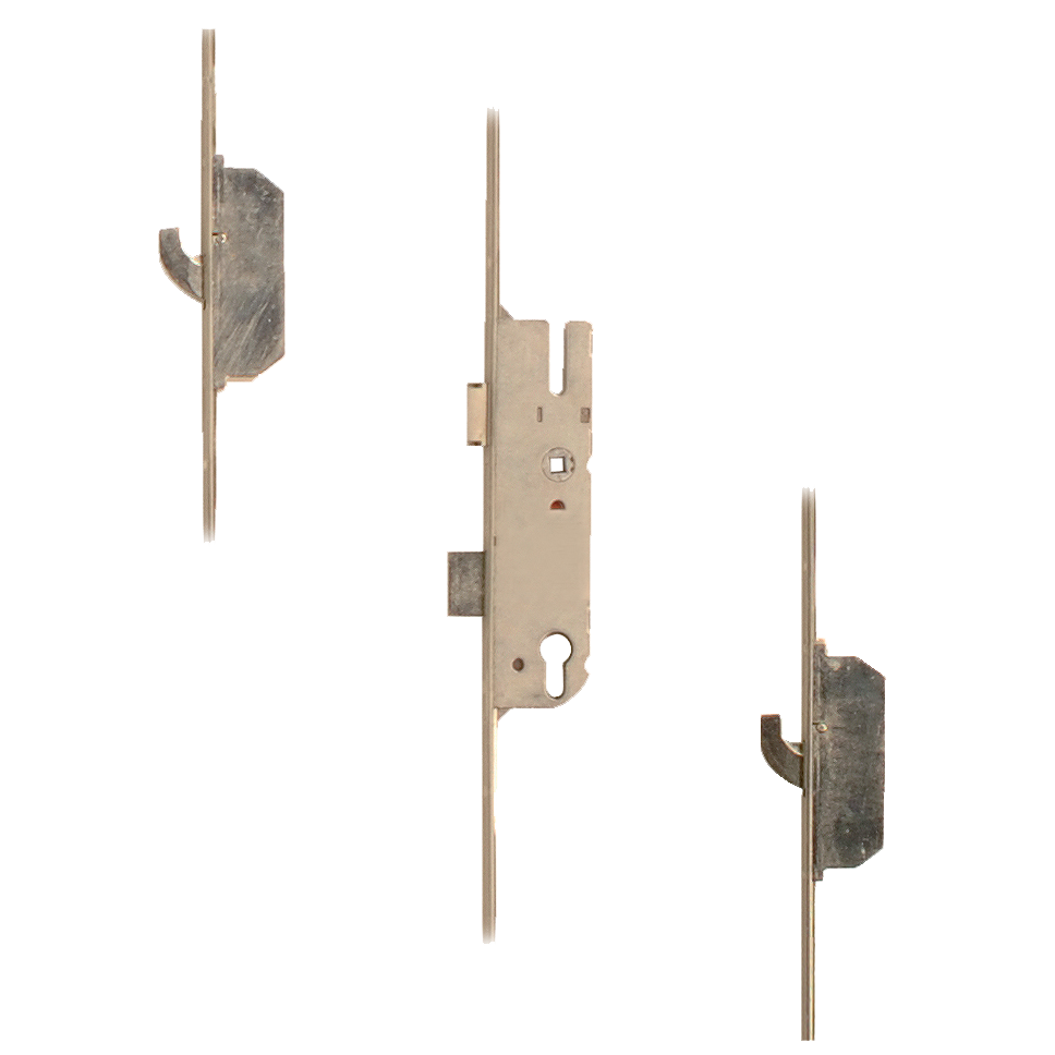 Lever Operated Latch & Deadbolt - 2 Hook