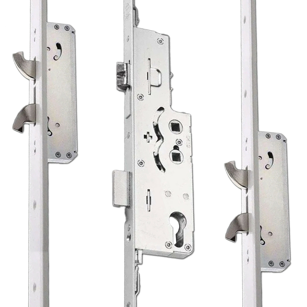 Affinity Bastion Lever Operated Latch & Deadbolt Twin Spindle - 4 Hook
