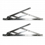 Defender Slimline Friction Stay Hinge Top Hung 13mm