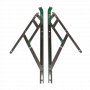 Egress Only Side Hung Friction Stay Hinge (Handed Pair)