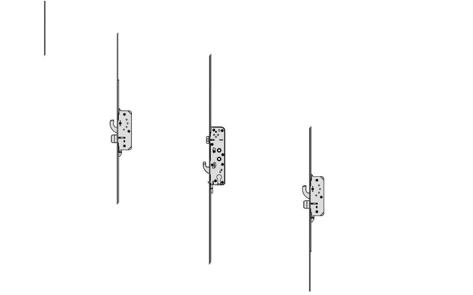 Mantis 2 Latch & Hookbolt 95/65 Twin Spindle 2 Hook & 2 Anti-Lift Bolts