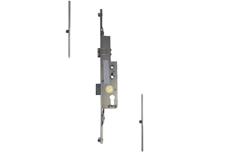 Lever Operated Latch & Deadbolt Twin Spindle - 4 Roller