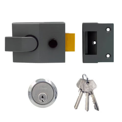 6 Pin Modern Deadlocking Nightlatch 60mm