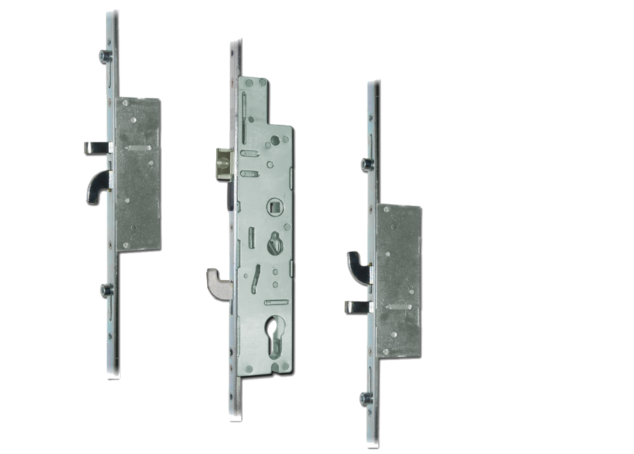 XL Lever Operated Latch & Hookbolt - 2 Hook, 2 Anti-Lift & 4 Roller