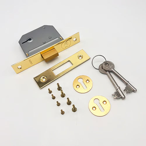 PM322 3 Lever Mortice Deadlock