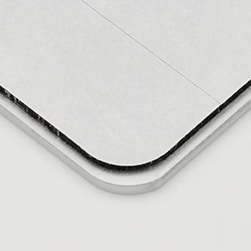 Stick On Repair Push Plate 80mm x 250mm