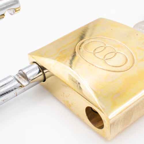 50mm Long Shackle Brass Padlock