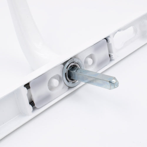 Lever Moveable Pad UPVC Multipoint Door Handles - 70mm/92mm PZ Sprung 215mm Screw Centres