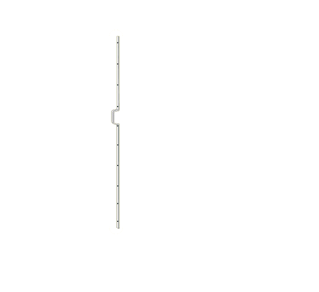 KICKSTOP 9616 20mm London Door Bar