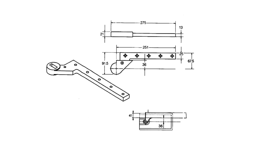 BRITON FS212 Single Action Reversible Strap