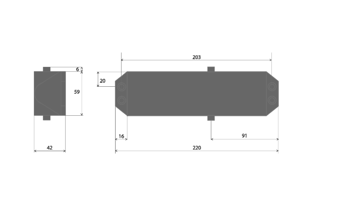 ASEC Architectural Size 2-4 Fire Rated Door Closer C/W Cover & Arm