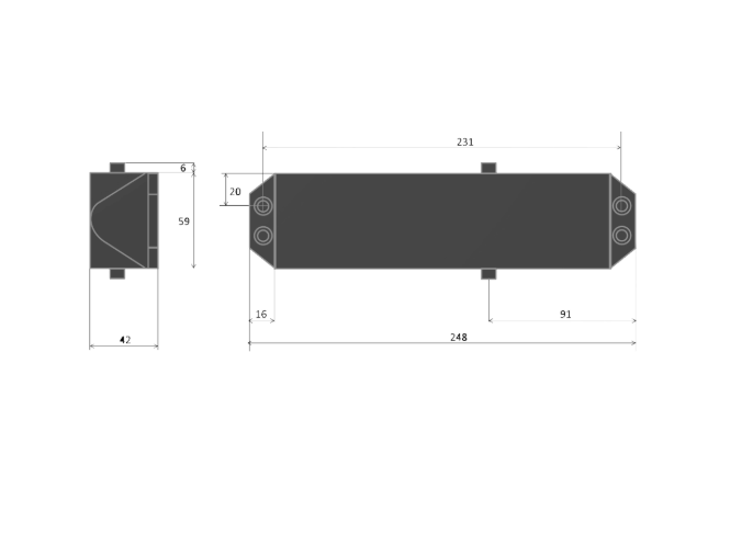 ASEC Architectural Size 2-4 Fire Rated Door Closer With Backcheck C/W Cover & Arm