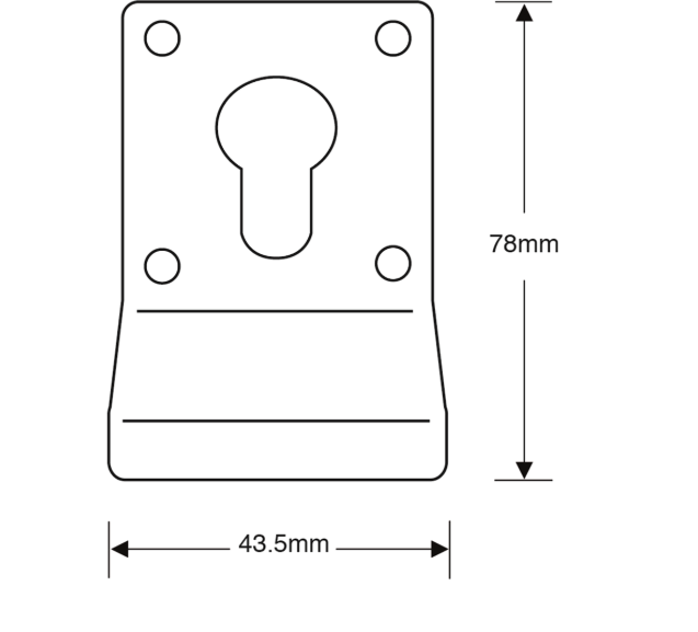 ASEC Stainless Steel Cylinder Pull
