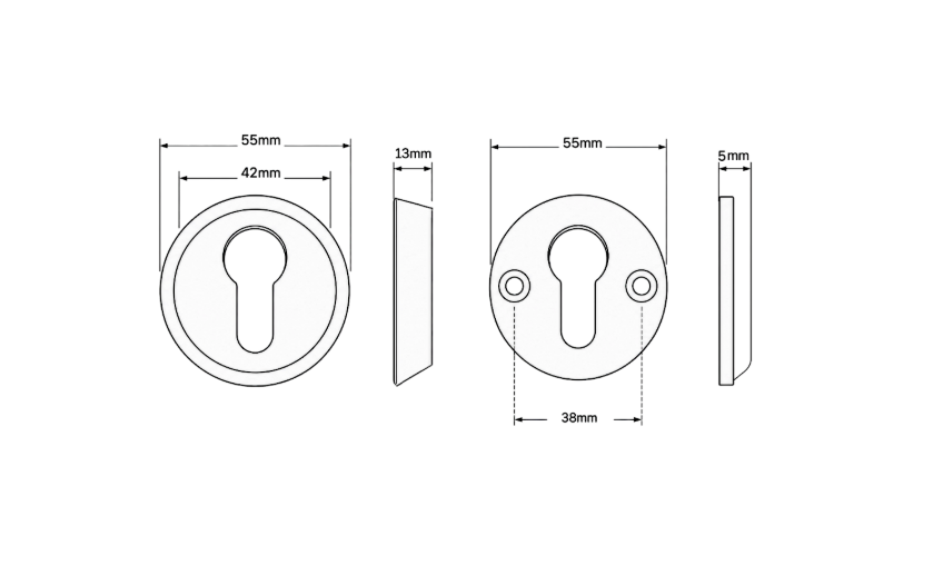 HOOPLY GH08 Security Escutcheon