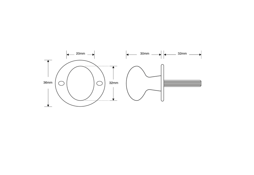 ASEC AA33 Thumbturn