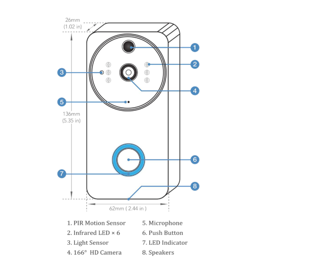ASEC Smart Video Doorbell