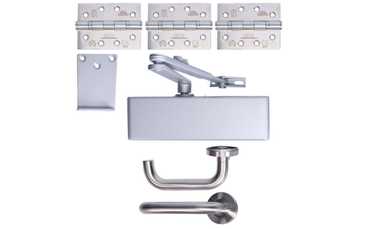 ZOO Architectural A1330/60 Fire Door Pack For Office Door (Locking) KITA13-FDP-A13