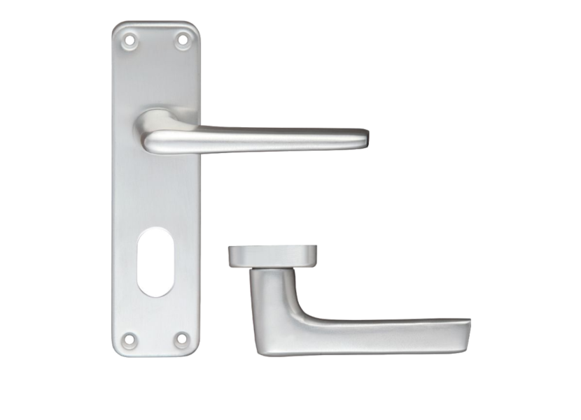 ZOO Lever Handle On Oval Lock Backplate
