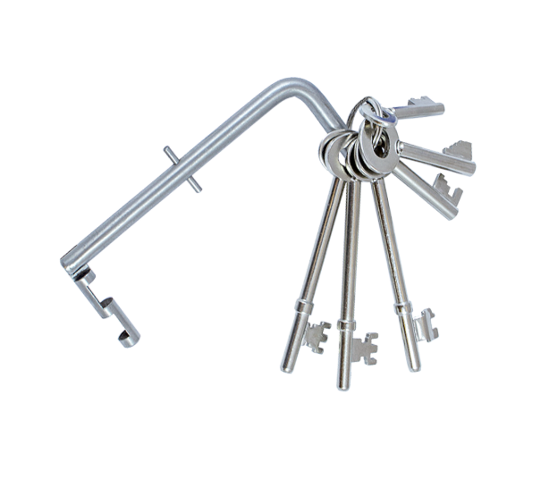 WALSALL LOCKS Set of FB Keys Including Drop Key