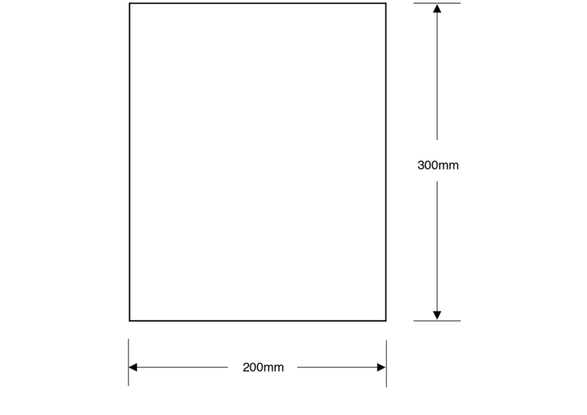 ASEC Fire Action Procedure 200mm x 300mm PVC Self Adhesive Photo luminescent Sign