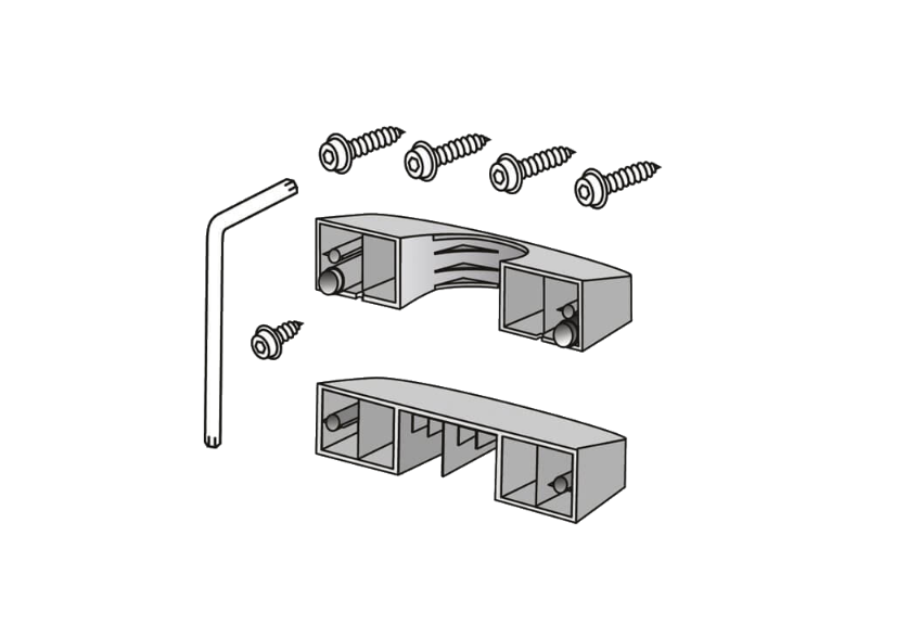 DAD Decayeux P100 Series Pole Mounting Fixing Kit