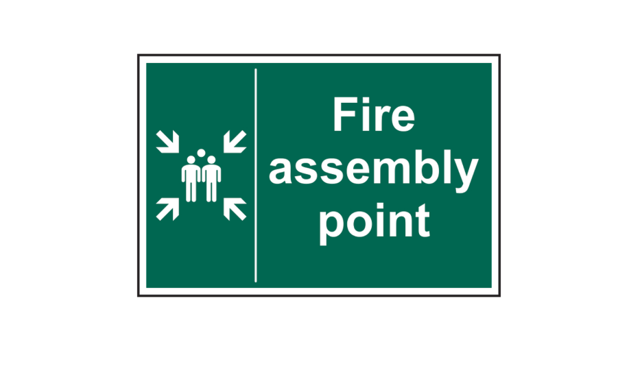 ASEC Fire Assembly Point Sign 400mm x 600mm