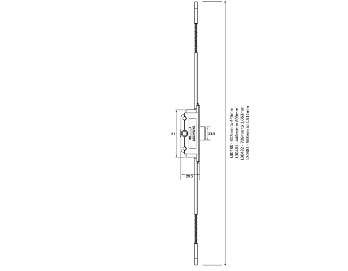 Saracen Deadlock Rods Snap Fit