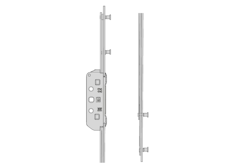 GR RAIL Reach 185 Espag Rod 22mm