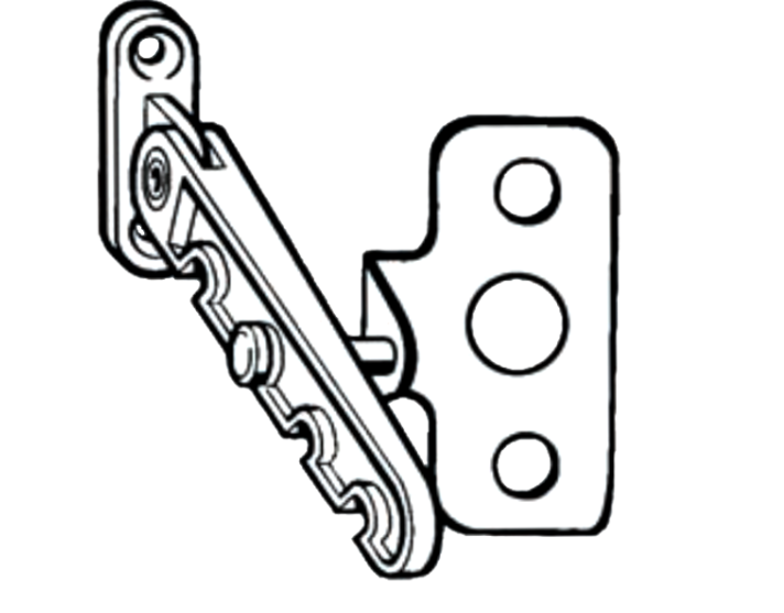 5ROT0086 Tilting Window Restrictor & Plate
