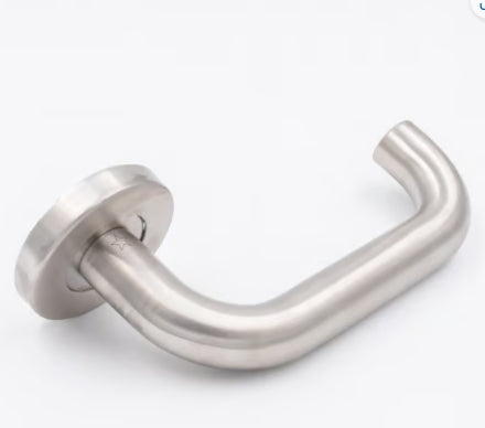 Return-To-Door Lever on Round Rose Furniture