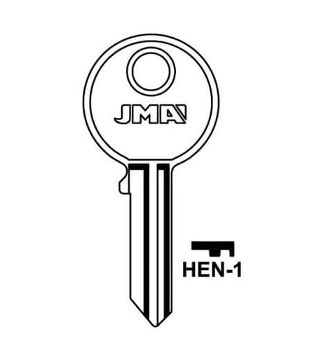 HEN-1 Cylinder Key Blank