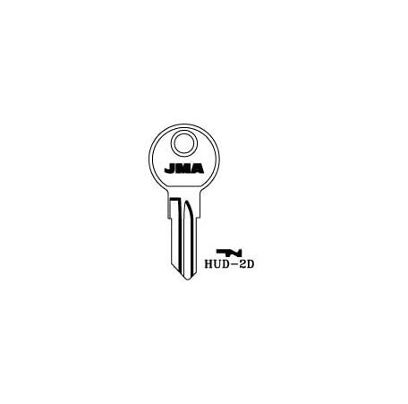 HUD-2D Cylinder Key Blank