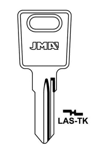 LAS-TK Cylinder Key Blank