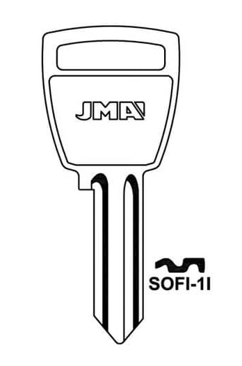 SOFI-1I Cylinder Key Blank