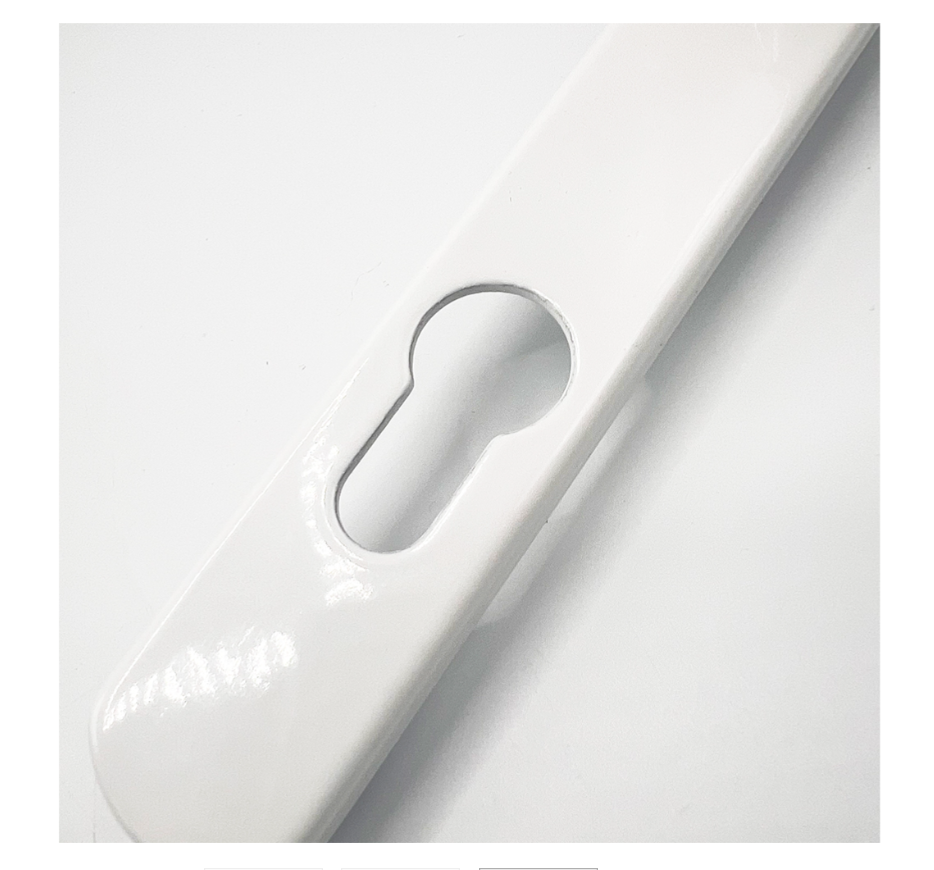 Lever UPVC Multipoint Door Handles - 85mm PZ Sprung 195mm Screw Centres