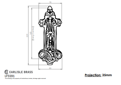 Ornate Door Knocker