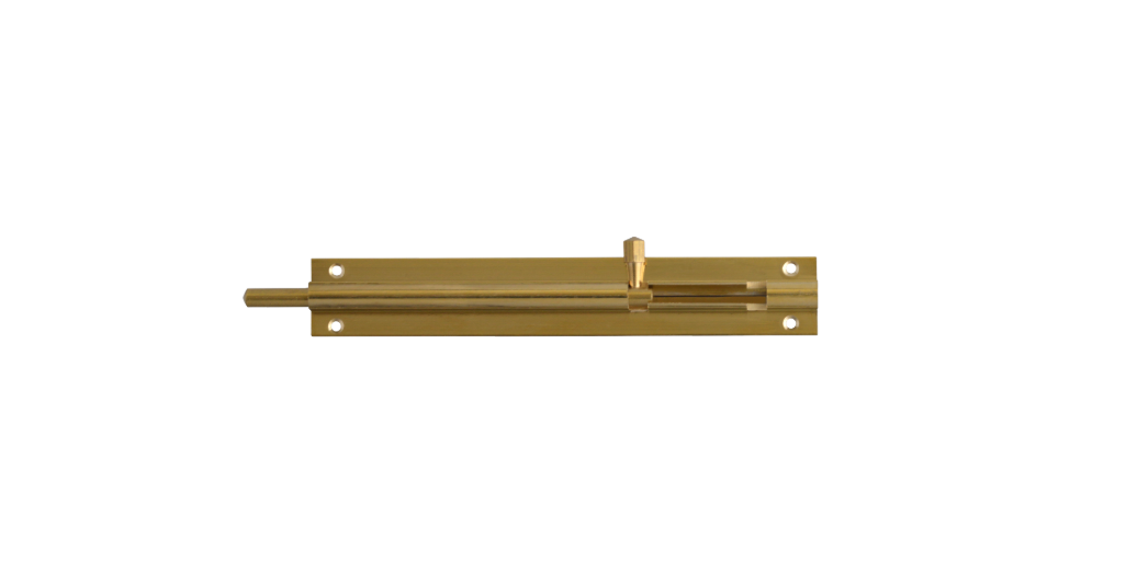 ASEC VITAL Brass 25mm Wide Straight Barrel Bolt