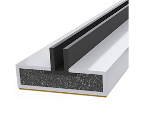FIRESTOP Intumescent Strip 2.1m x 4mm Fire & Smoke Double Fin Seal
