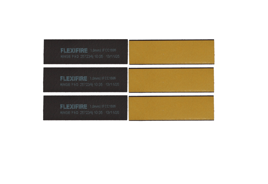 FIRESTOP Self-Adhesive Intumescent Hinge Pads (Pack of 6)