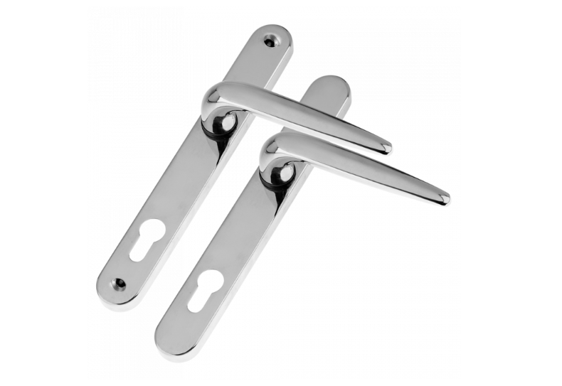 TROJAN Sparta Sprung Lever/Lever Multipoint Door Handles 92mm PZ 210mm Fixings