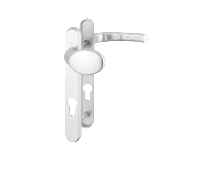 HOPPE Atlanta 77G/3831N/1710 Unsprung Lever/Moveable Pad Multipoint Door Handles 92mm PZ 122mm Fixings