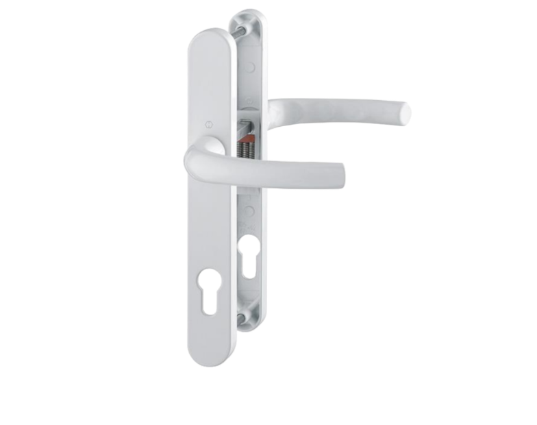 HOPPE Tokyo 1710RH/3633N/3623N Sprung Lever/Lever Multipoint Door Handles 92mm PZ Narrow Backplate 215mm Fixings