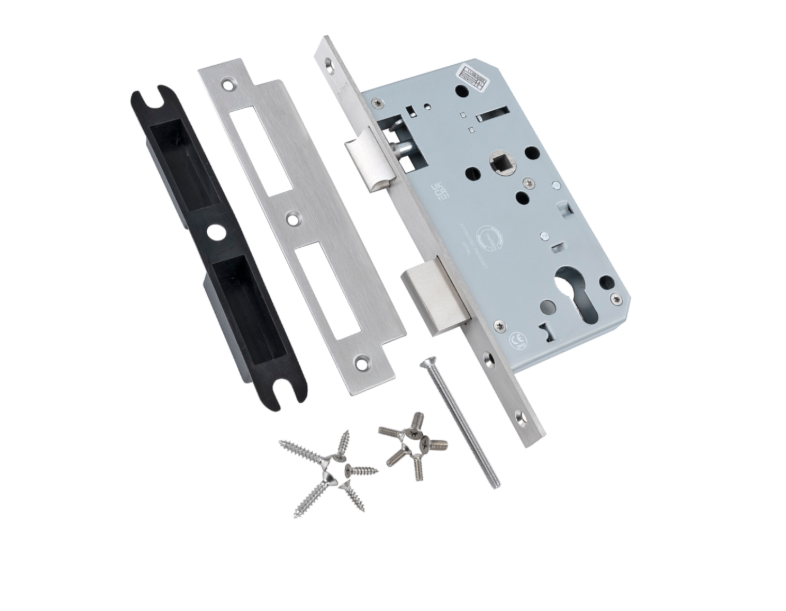 BRITON 5720 DIN Standard Fire Rated Euro Profile Sashlock Case 60mm Backset