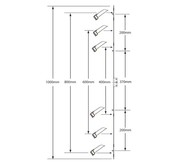 Retro Fit Espag Rod Inline Offset - Cut To Size