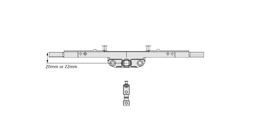 MK II Non-Cropable Shootbolt Window Gearbox