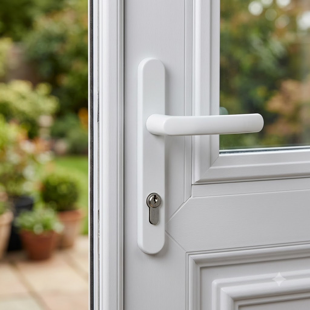 Tokyo Lever Lever UPVC Multipoint Door Handles - 92mm PZ Unsprung 122mm Screw Centres