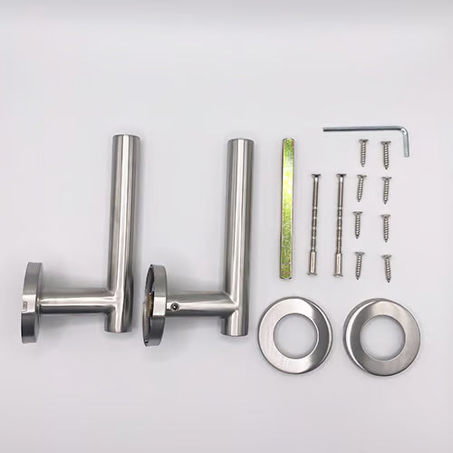 Fire Rated Stainless Steel (SSS) 19mm T Bar Lever On Rose Furniture