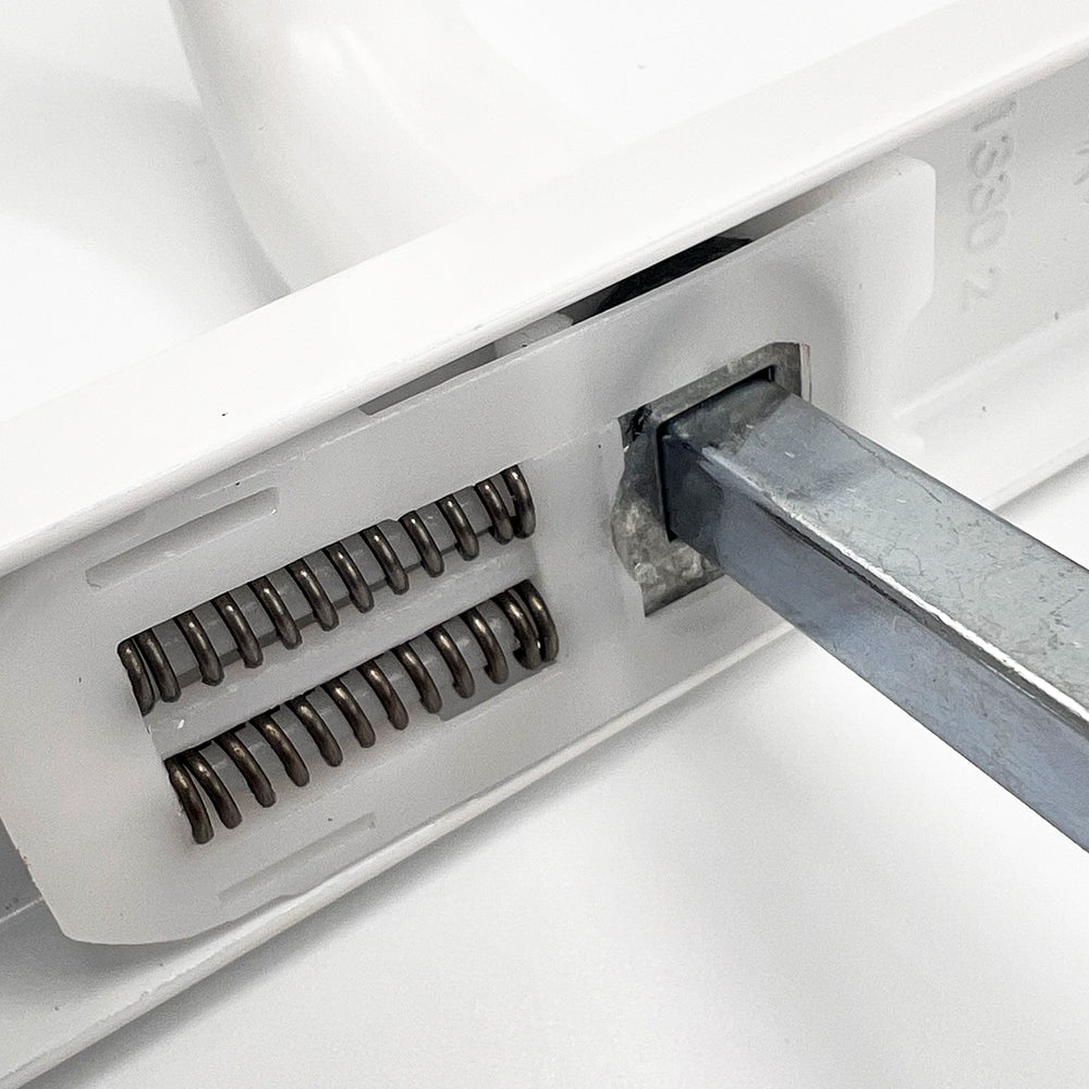 Lever UPVC Multipoint Door Handles - 72mm PZ - Sprung - 180mm Screw Centres