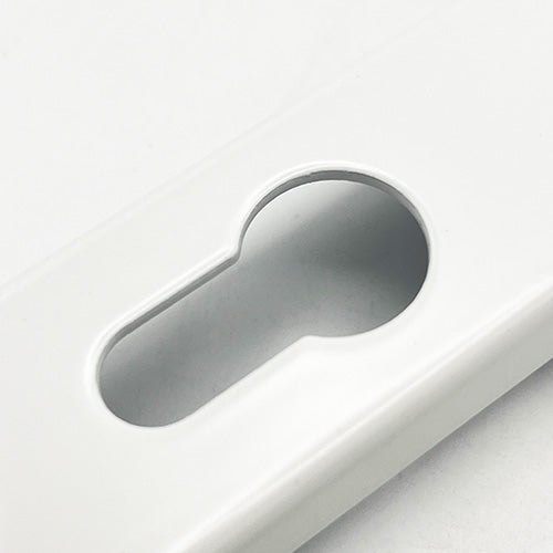 Blank External Lever Lever French Door Multipoint Handles – 92mm PZ Sprung 210mm Screw Centres